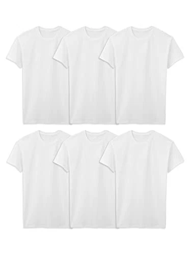 Fruit Of The Loom Men's Eversoft Cotton Stay Tucked Crew T-shirt, Tall