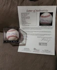 Willie Mays Signed Rawlings ONLB Baseball HOF JSA LOA Blue Autograph Light Toned
