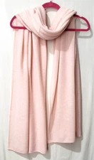 New Nordstrom Cashmere Knit Long Big Scarf One Size. Pink