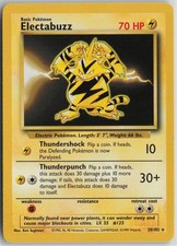 Electabuzz 20/102 Rare Base Set Unlimited Pokemon Near Mint on eBay