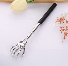 Telescopic Metal Back Scratcher Massager with Handle, Multicolor, Plastic