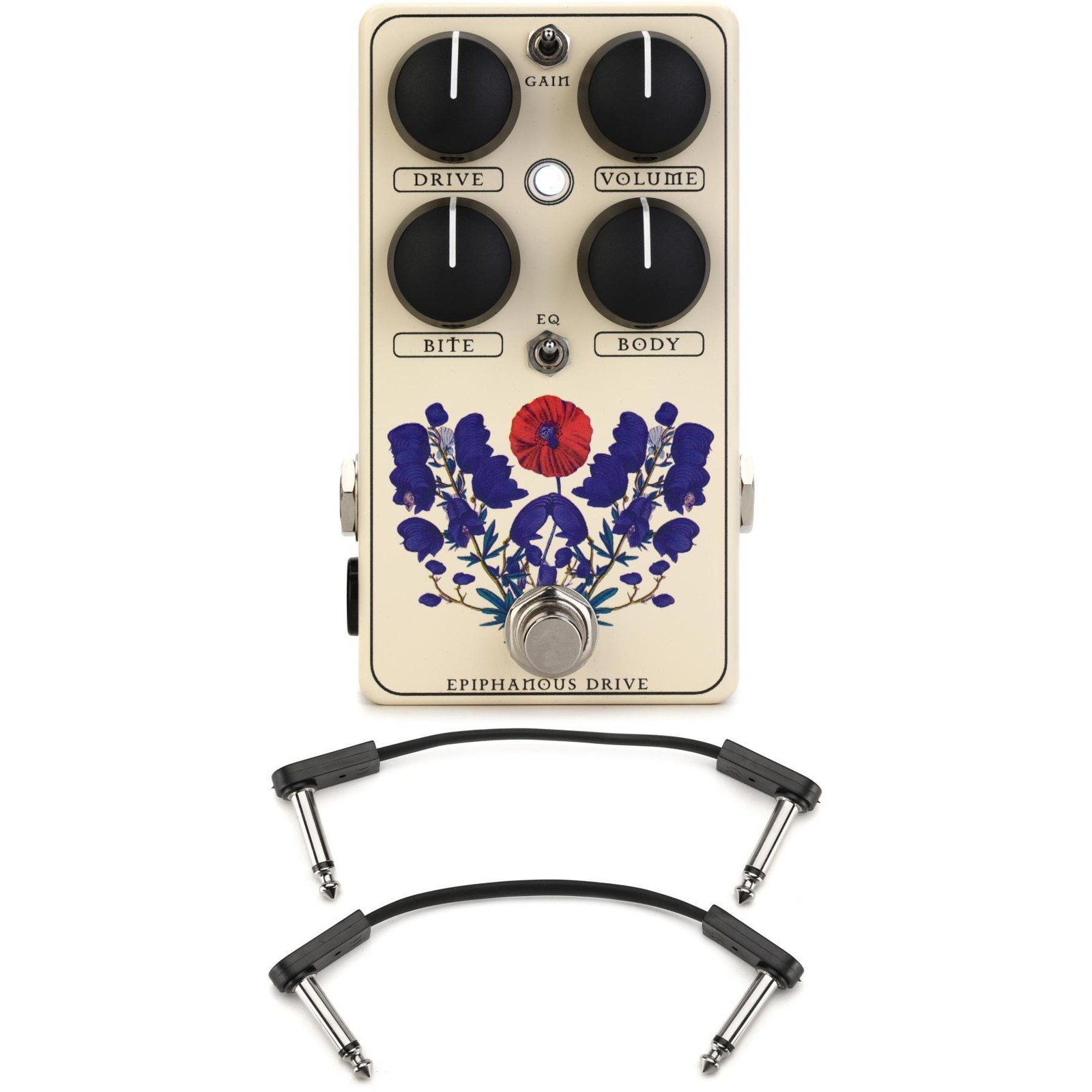 Педаль привода Red Witch Epiphanous с накладными кабелями EBS - Эксклюзив от Sweetwater