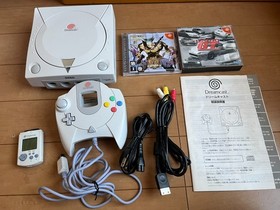 SEGA DreamCast Console (HKT-3000) & Controller with 2 game and BOX,Manual 0420