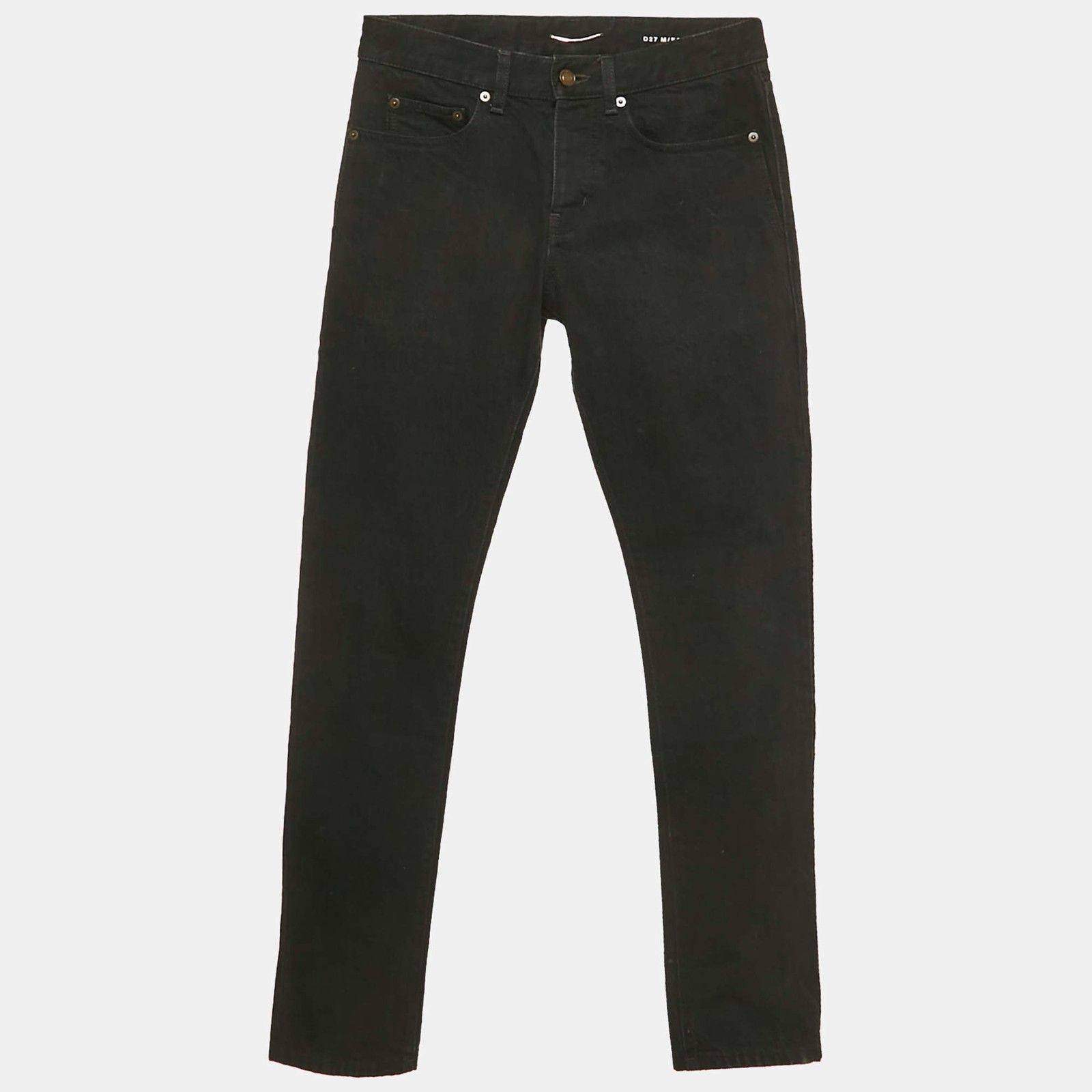 Saint Laurent Paris Black Denim Regular Fit Jeans S Waist 31