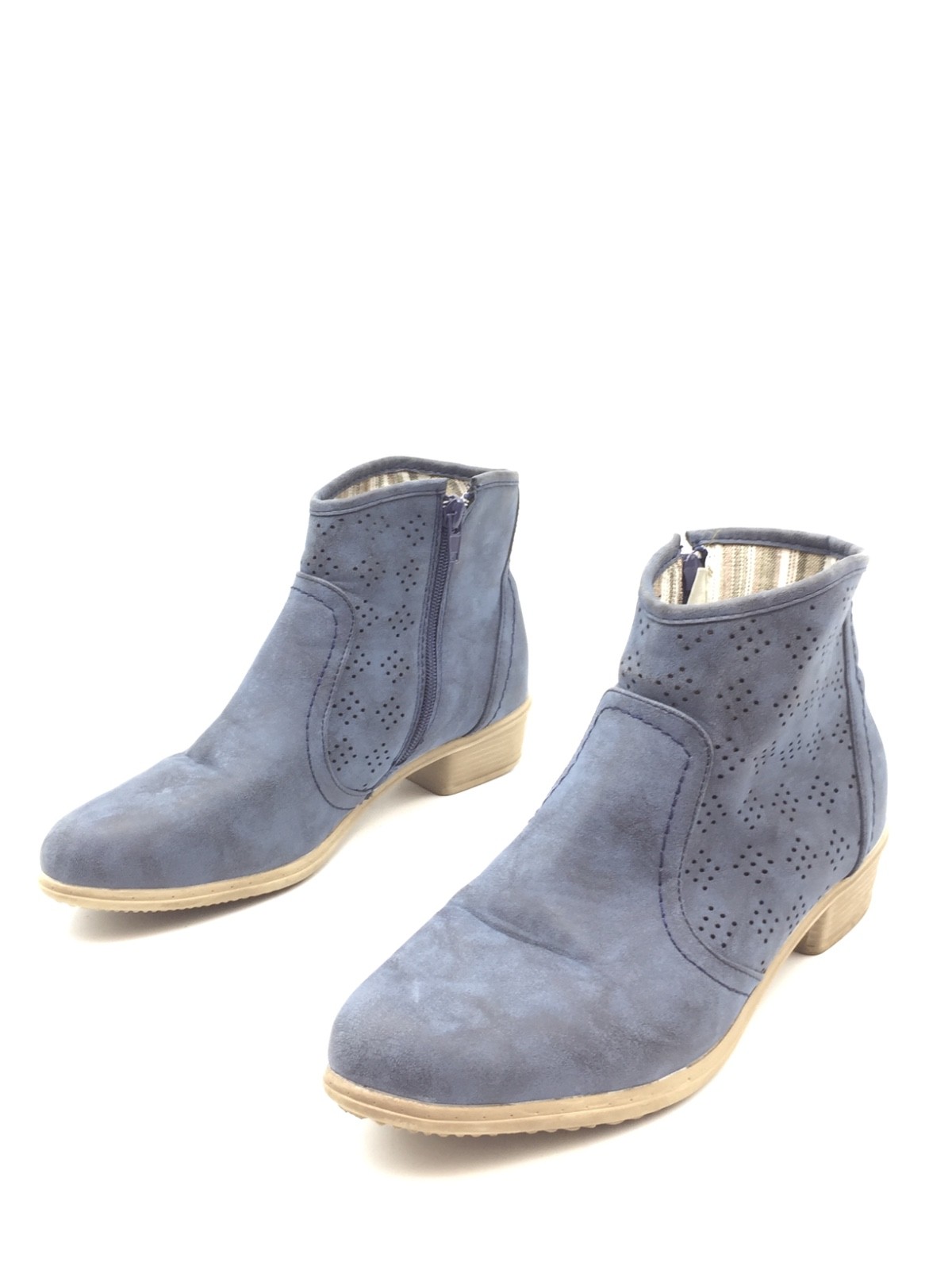 Naturella Botas Cómodas Azul Para Mujer T.39 US.7 UK.6