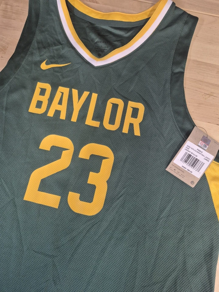 Nike/ Basketball Jersey/ Baylor University #23 Men's Replica/ Size L - Image 2 of 4