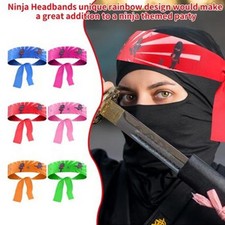 Head Tie Sports Headband Ninja Bandanas Karate Back Hair Band Athletic Sweatband
