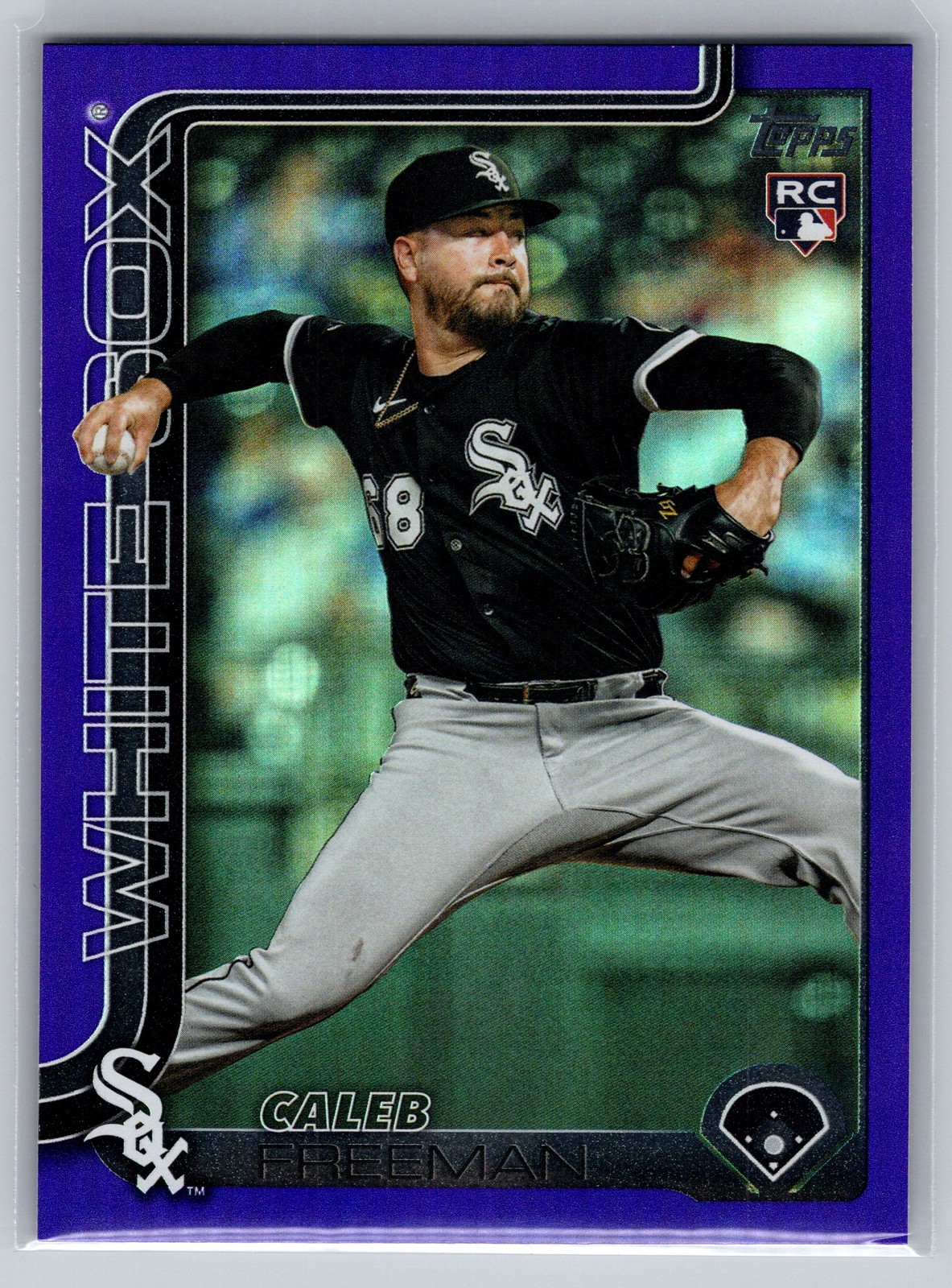 Caleb Freeman Purple Parallel Rookie /250 2025 Topps Update Series #US253 Chi