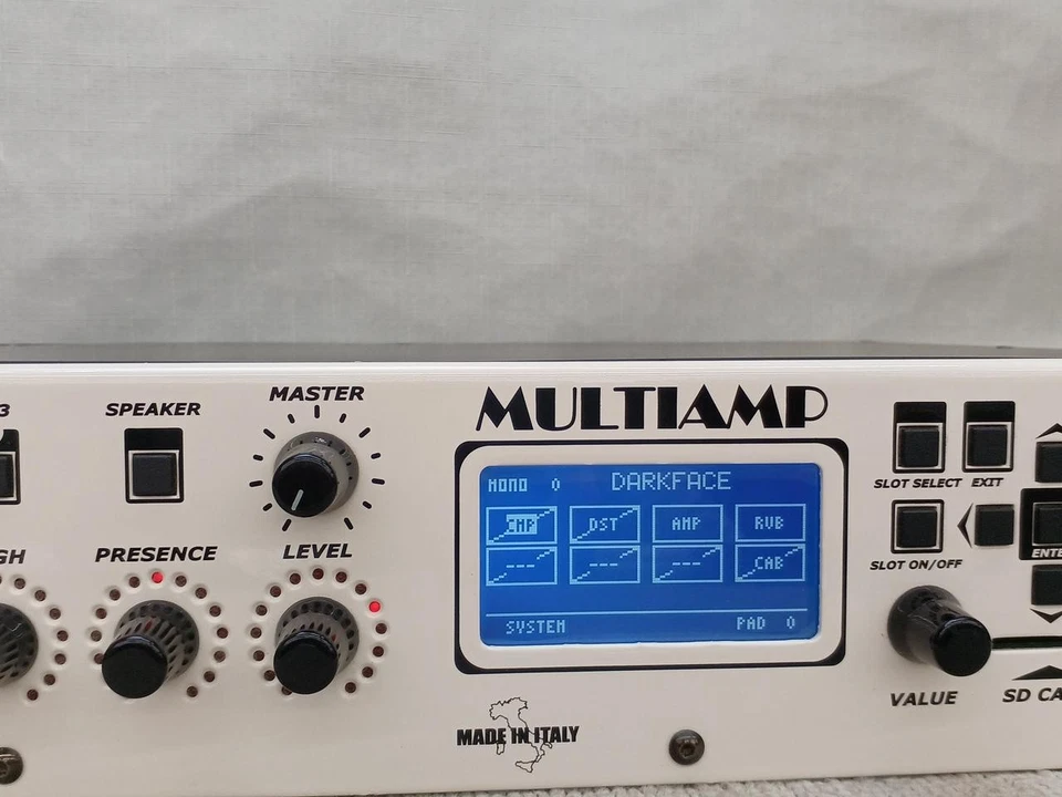 Cabezal amplificador de modelado de guitarra mono multiamplificador DV Mark de Japón Foto 3 de 4