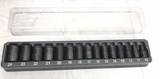 Snap On 15pc Metric Shallow Impact Socket Set 1/2
