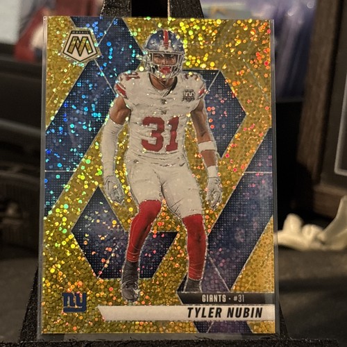 Panini 2025 Mosaic Tyler Nubin #87 Gold Wave Mosaic Prizm 10 New  Giants 14/24