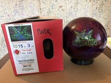 roto grip bowling ball 15lb gremlin used