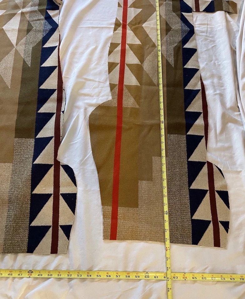 New Pendleton Wool blanket fabric remnants - Medicine Bow - appx 2.5 lb. - Image 3 of 4