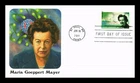 US COVER FLEETWOOD FIRST DAY OF ISSUE SCIENTIST MARIA GOEPPERT MAYER