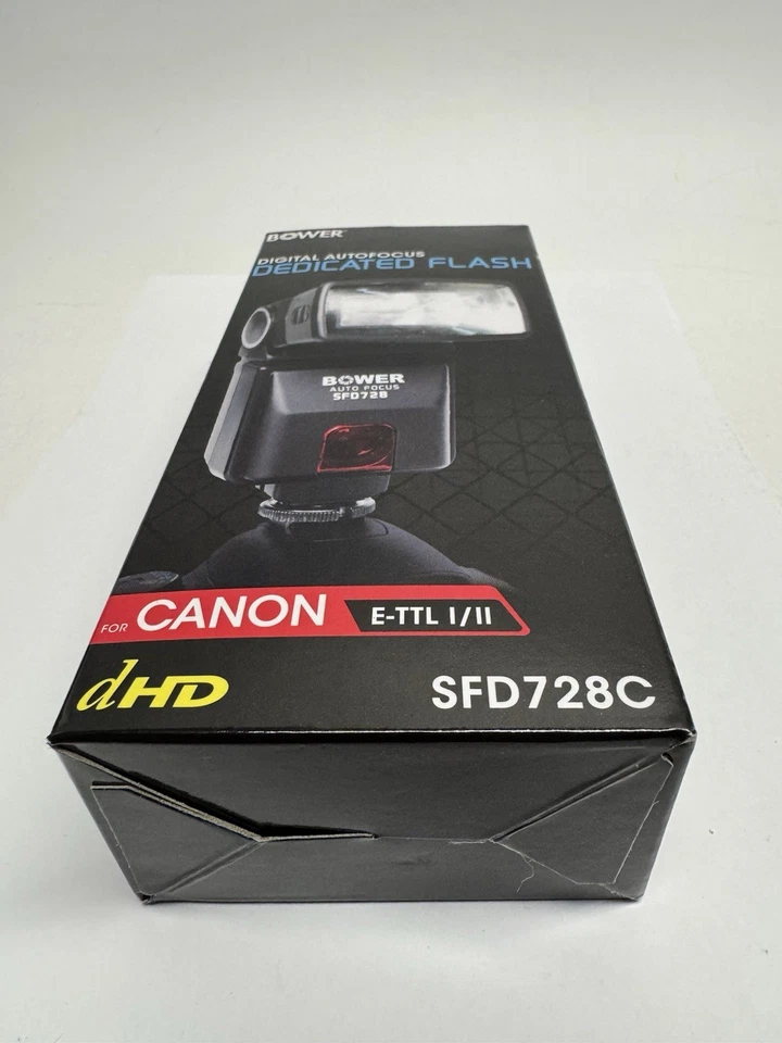 SEALED NEW Bower SFD728C Digital Autofocus Dedicated Flash for Canon E-TTL I/II - Image 3 of 4