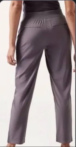 ATHLETA NWT Brooklyn Ankle Pants Dusk Violet size 10 Lightweight NEW #039
