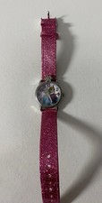 ELSA AND ANNA CHILD-TWEEN-ADULT PINK GLITTER AND GEM WATCH DISNEY FROZEN