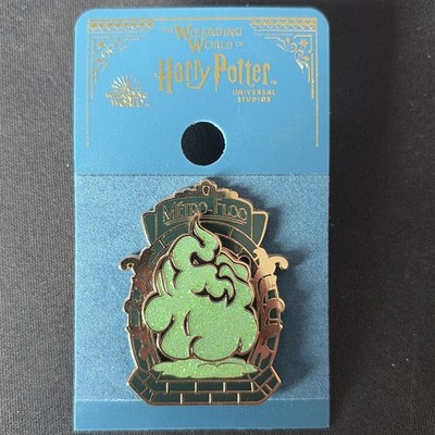 Universal Studios Epic Universe Harry Potter Metro-Floo Glitzer Slider Pin 