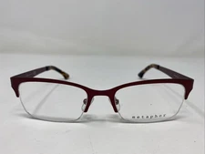 Metaphor MP 1005 2521 51-18-135 Burgundy Wine Half Rim Eyeglasses Frame /L94