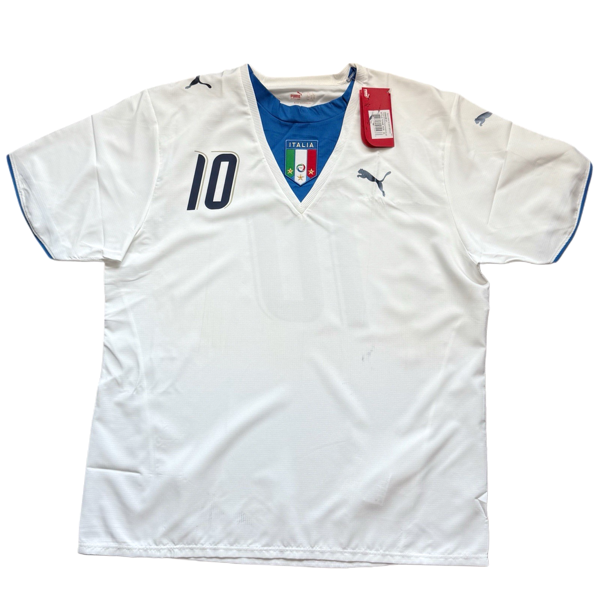 2006 Italy Away Jersey #10 Totti XL PUMA World Cup Winner NEW