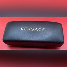 Versace Sunglass Case Black Hard Shell 6  Vintage