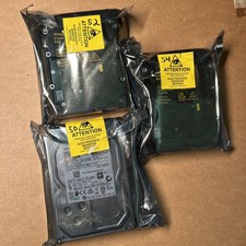 HGST 4TB HDD **LOT of 3** Low Hours + TESTED + Write pass  7200RPM 12g SAS 3.5" 