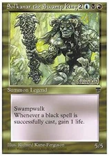 Sol'kanar the Swamp King - Light Play MTG Chronicles