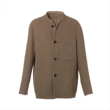 The Row Wool Jacket 40 Men's Khaki  424-W2252
