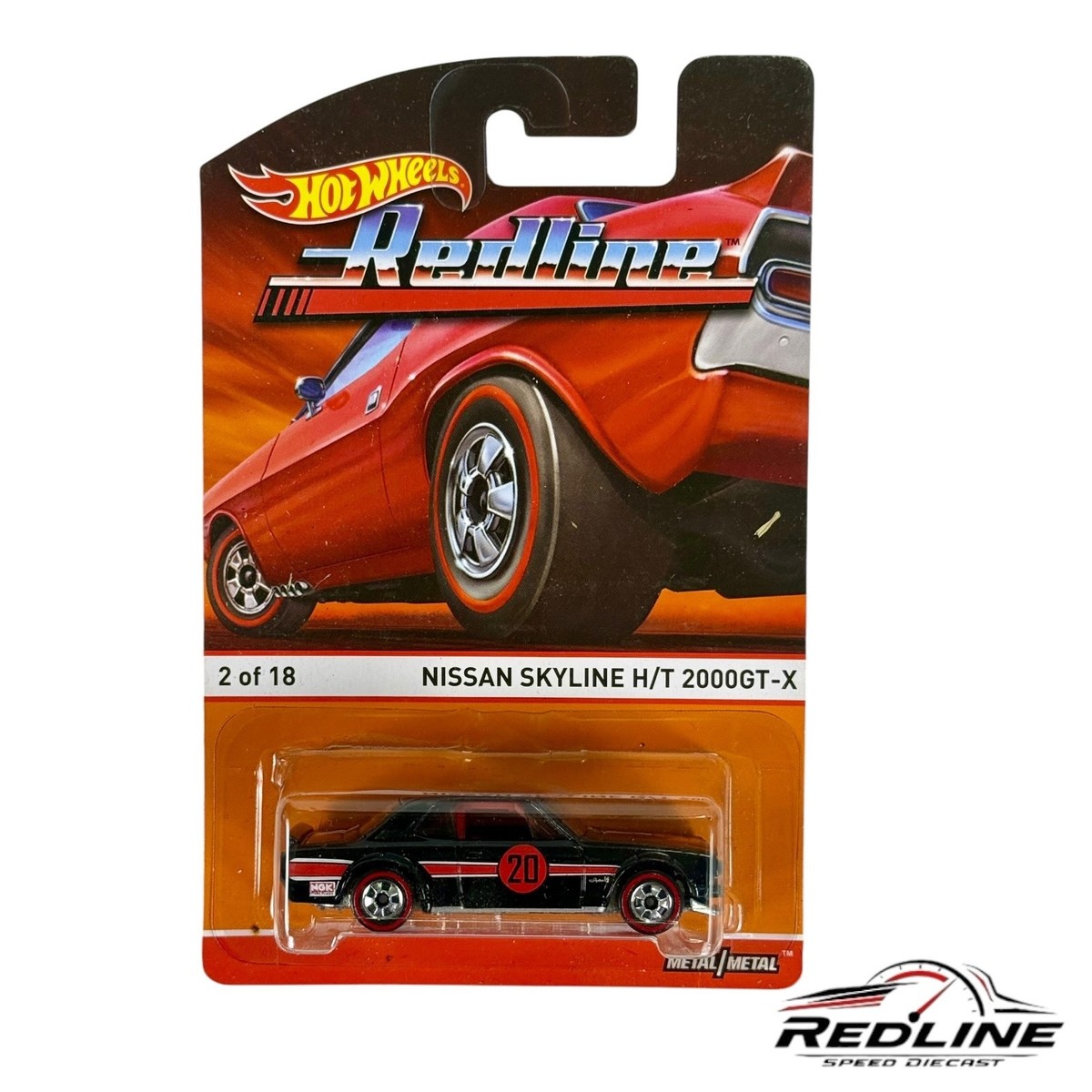 Nissan Skyline H/T 2000GT-X Hot Wheels Redlines Black H13 | eBay