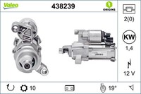 Anlasser Starter Valeo Origins - NEW O.E. Technologie 438239 FüR Audi A8 A6 4G5