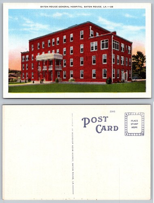 #ad Baton Rouge General Hospital Baton Rouge LA Postcard $3.99