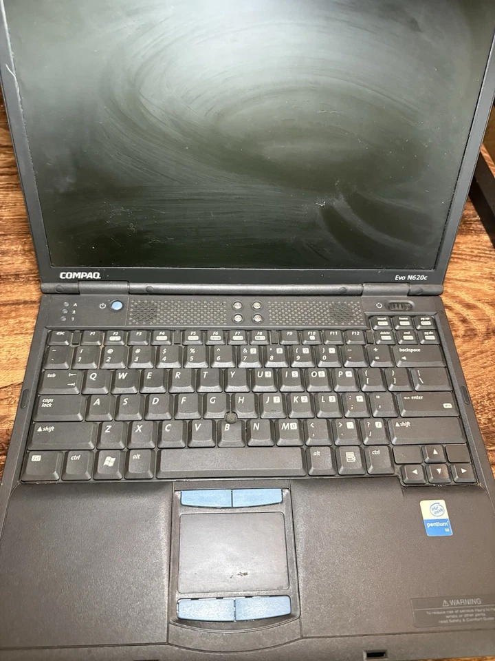 Portátil Compaq Evo N620c - Sin probar - Llave Windows XP Pro - Pentium M Foto 2 de 4