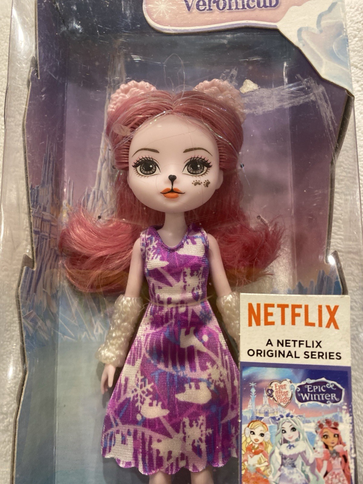 Ever After High Epic Winter Veronicub Doll Mattel DNR65 Snow Pixies New NIB