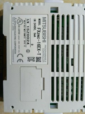1PCS Used   PLC Module FX2NC-16EX-T Tested *hu