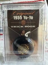 Duncan Super Tournament Yo-Yo Black 1955 Reissue, Hardwood Maple, Vintage Loose