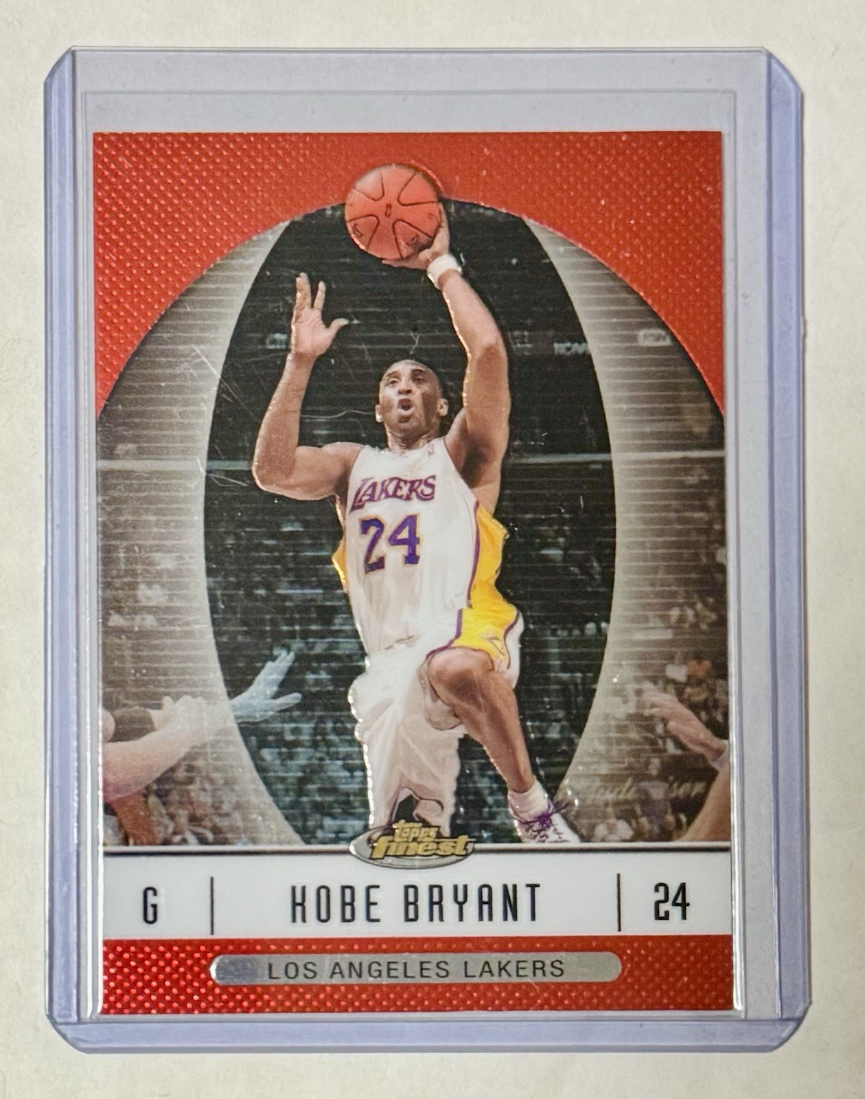 2006-07 Topps Finest Kobe Bryant Los Angeles Lakers #25 Base Card