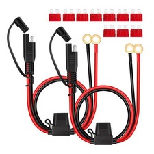 Sae 2pin Ring Terminal Battery Cord Tender Cable Harness Wire Plug Quick Connect