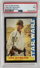 1977 Star Wars Luke Skywalker Wonder Bread PSA 7 (459)