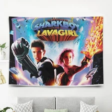 Sharkboy and Lavagirl Tapestry Wall Hanging for Livingroom Bedroom Wall Decor