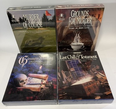 BEPUZZLED JIGSAW PUZZLE MYSTERY THRILLER GAME *LOT OF 4* ALL SEALED
