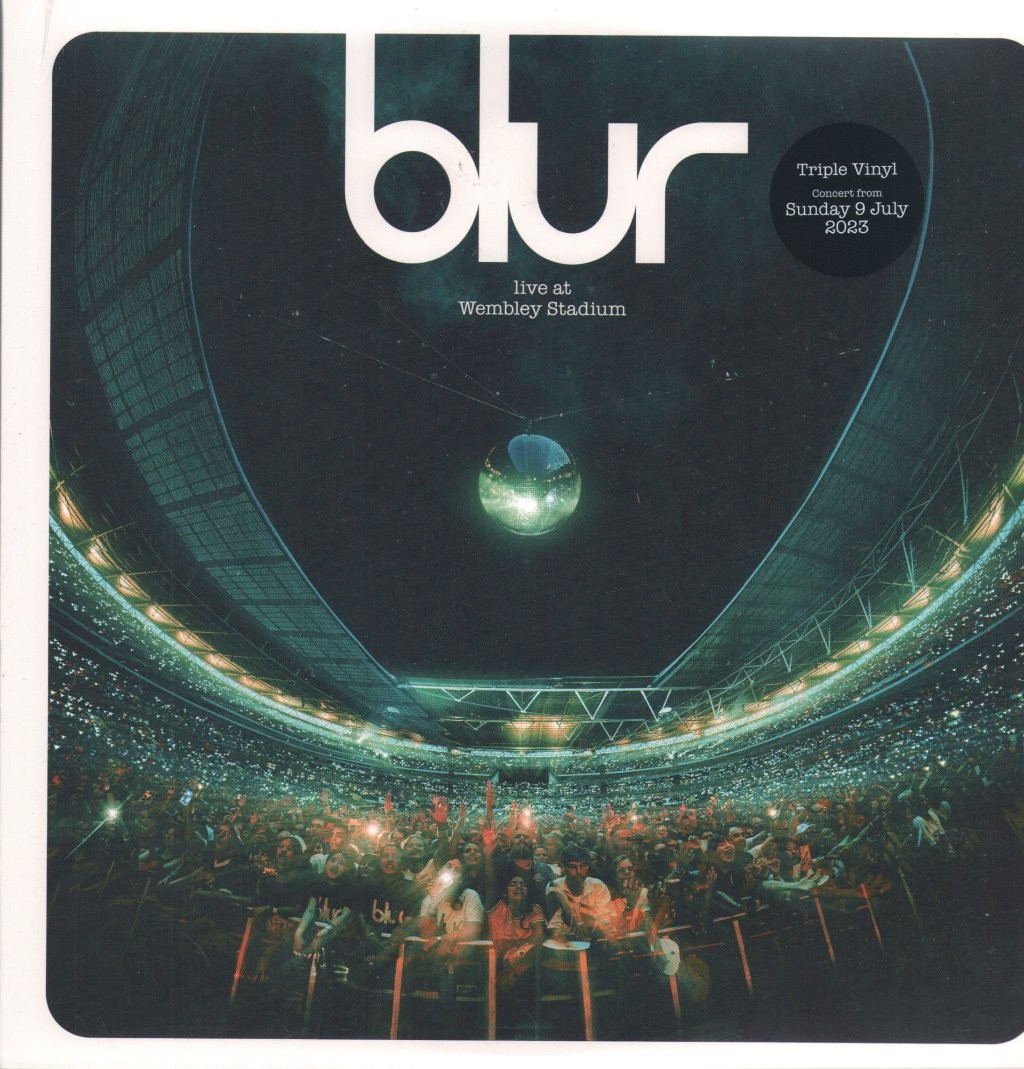 Blur Live At Wembley Stadium triple LP vinyl Europe Parlophone 2024 3 LP set of