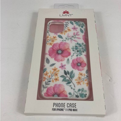 New LMNT white floral Phone case for iphone 11 Pro Max 