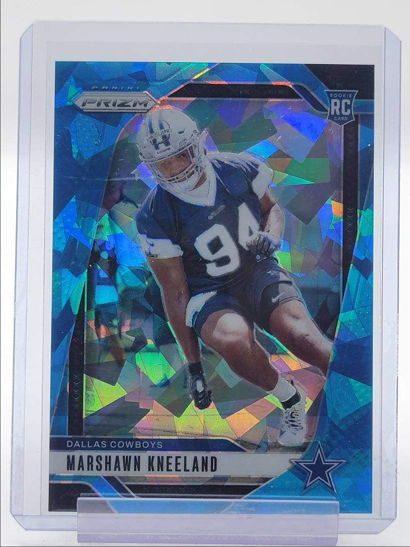 MARSHAWN KNEELAND 2024 PANINI PRIZM ROOKIE BLUE ICE COWBOYS RC /99 Q0165
