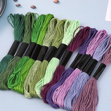 Kreuzstichfaden Garn Stickgarn Bastelfaden Mehrfarbig 8m Packung