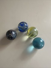 Large Glass Marbles Set Of 3