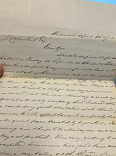 1872 Handwritten Letter Philmont NY US Congress Capitol Building Embossed Signed