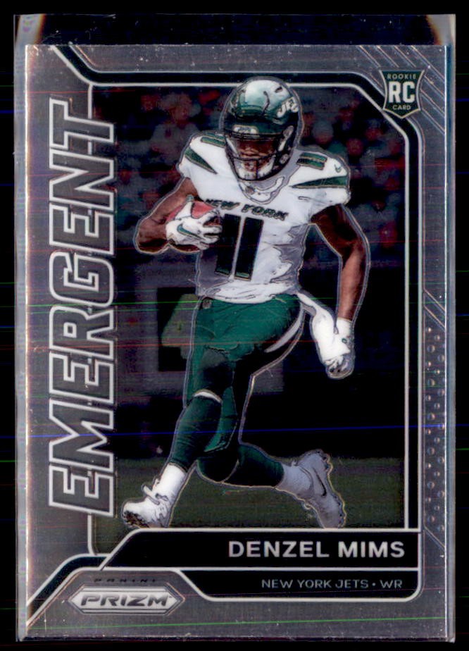 Denzel Mims Panini Prizm Emergent #20 Base