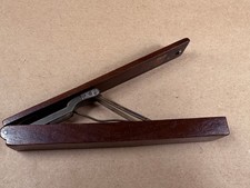 Partial Antique Folding Sovereign & Guinea Balance Gold Scale in Wood Case