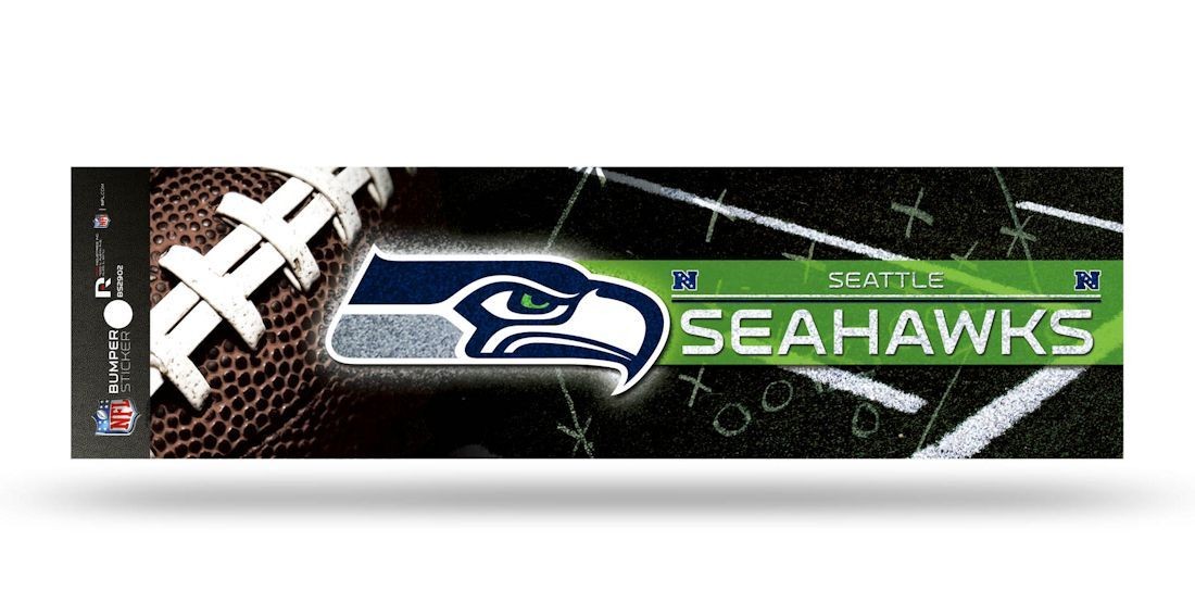 Блестящая наклейка на бампер Seattle Seahawks Decal 1990₽