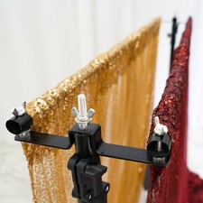 10 Ft Double Crossbar Kit with Mounting Brackets for Backdrop Stand Hardware